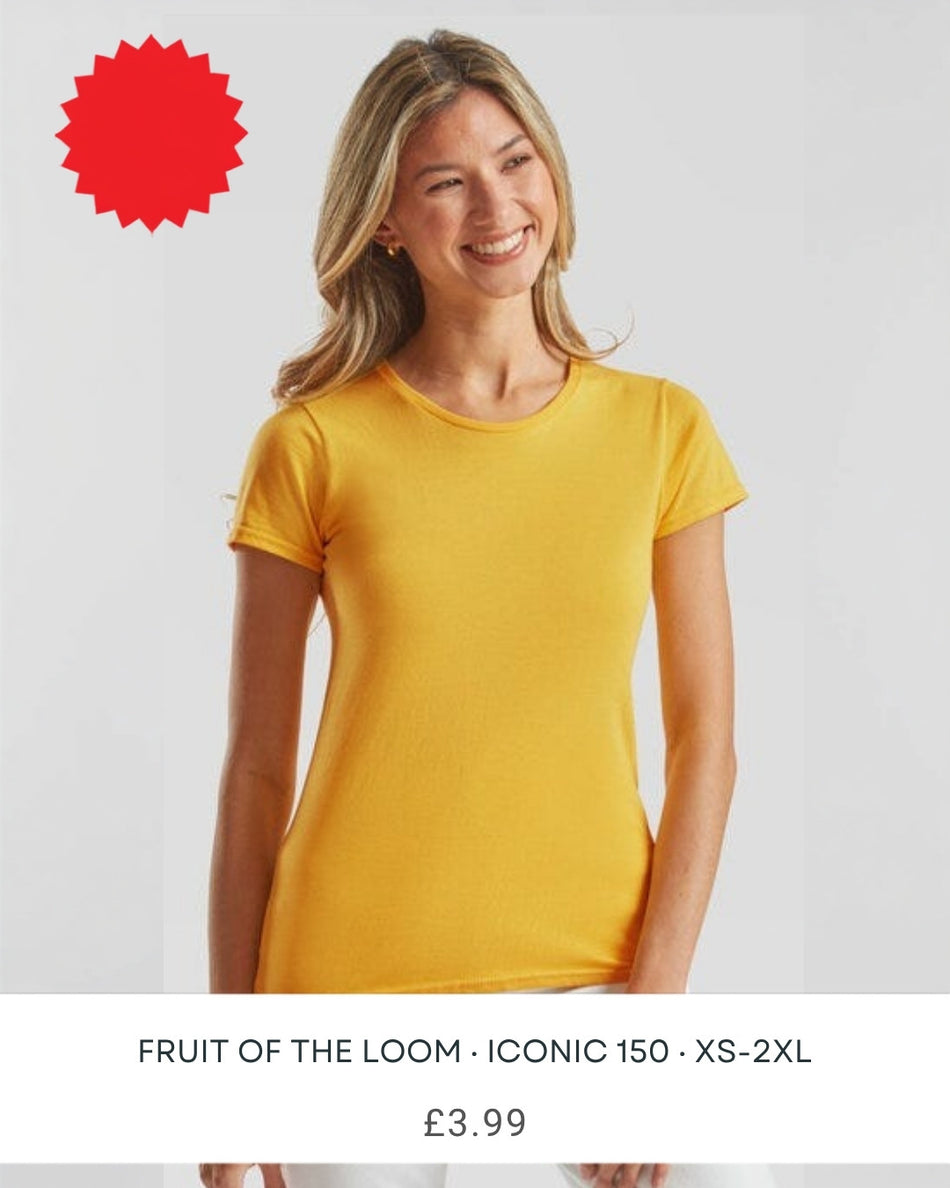 Fruit of the Loom Ladies Iconic 150 T-Shirt main image