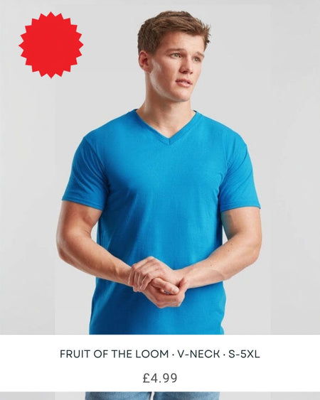 Fruit of the Loom Valueweight V-Neck T-Shirt main image