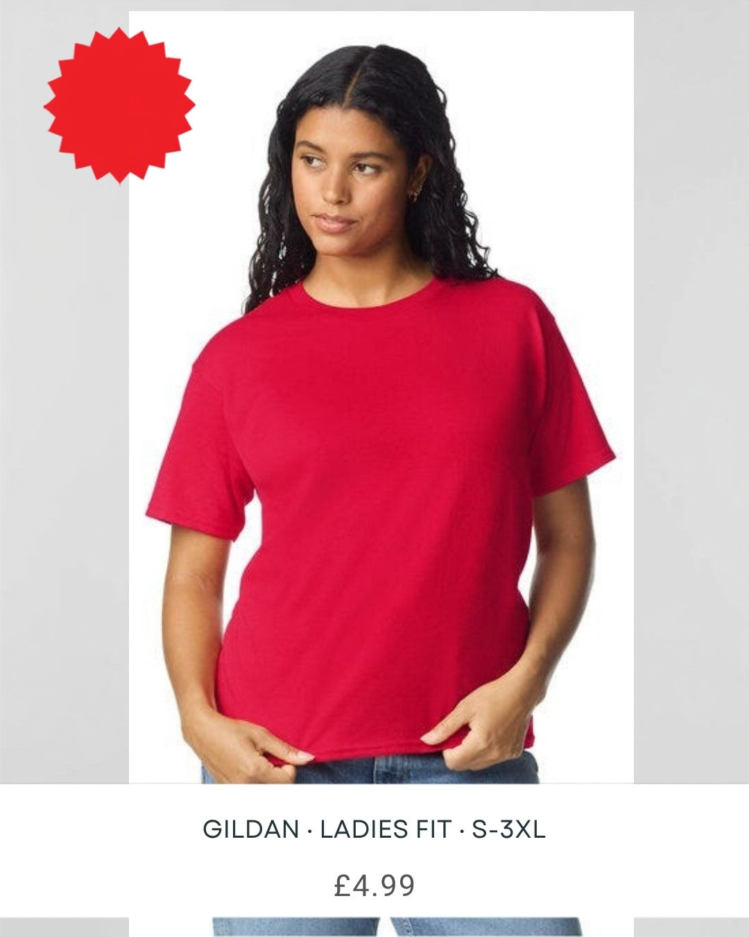 Gildan 5000L Heavy Cotton Ladies T-Shirt main image