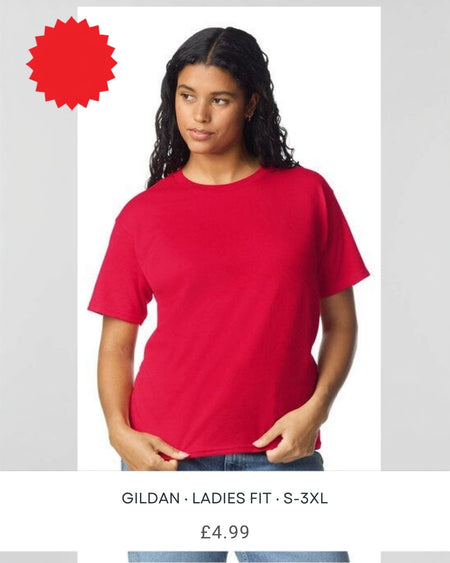 Gildan 5000L Heavy Cotton Ladies T-Shirt main image