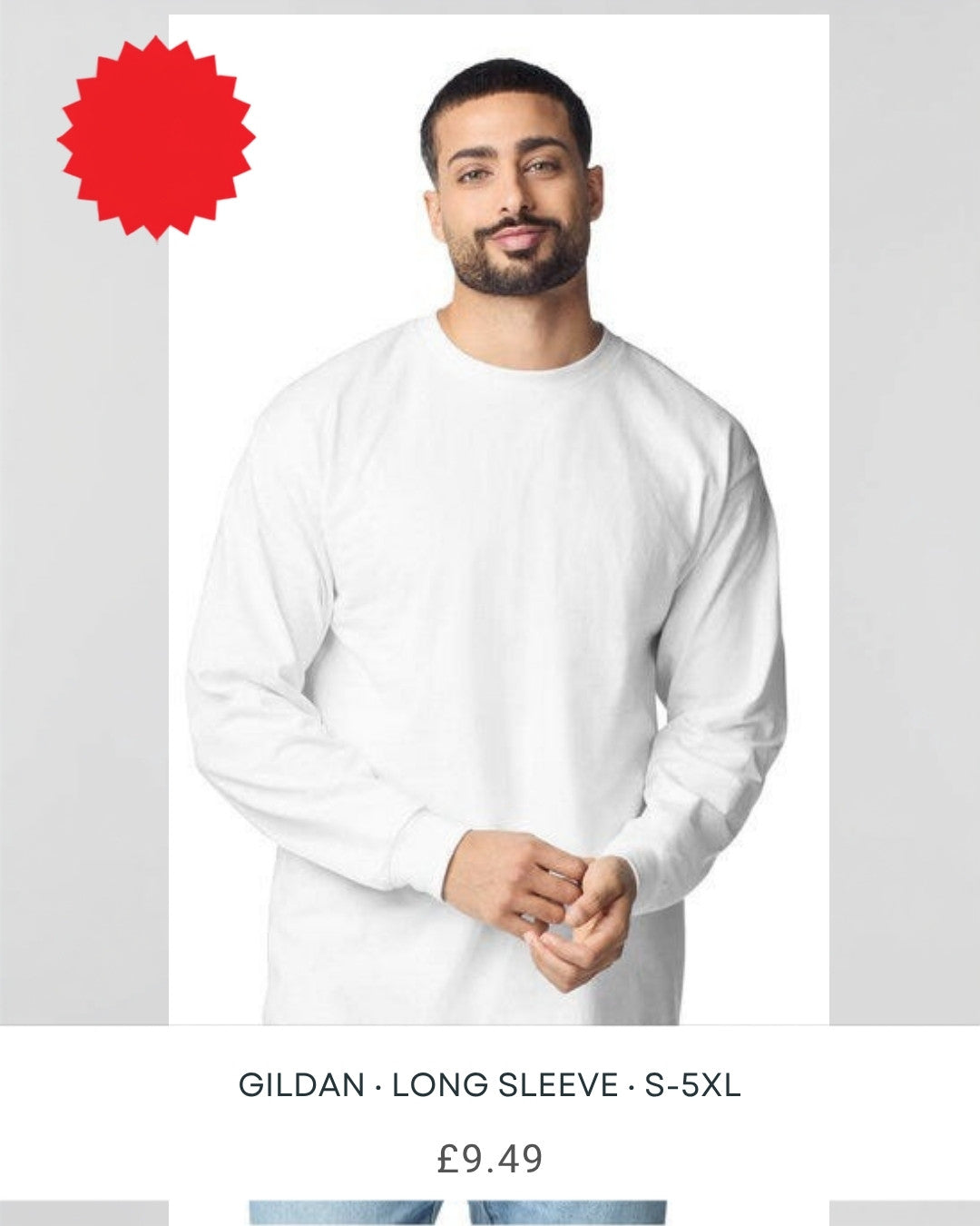 Gildan 2400 Ultra Cotton Long Sleeve T-Shirt main image