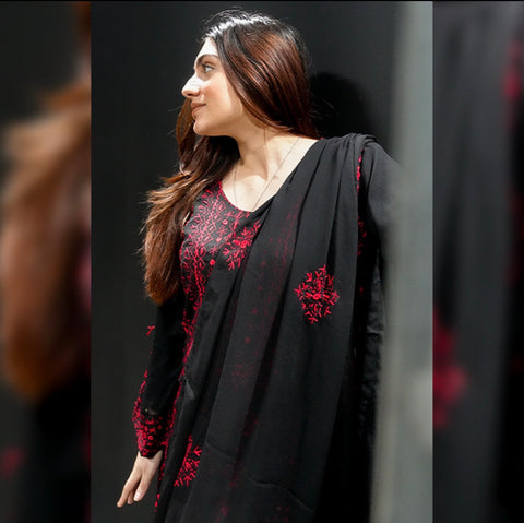 Balochi Handmade Mirror Work Ready To Wear 3Pc Suit