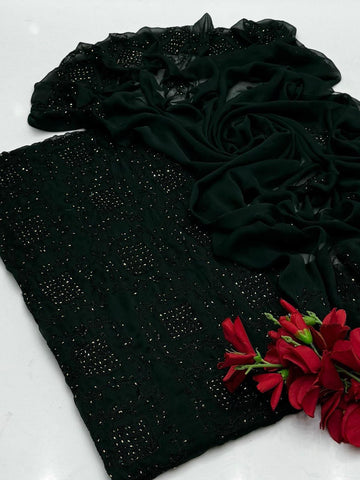 Handmade Chiffon Ready To Wear CutDana Balochi Work Traditional Style Suit For Girls & Women  Readymade Womenswear Asian Clothes