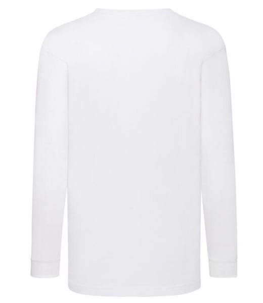 Fruit Of The Loom Kids' Valueweight Long Sleeve T-Shirt 100% Cotton