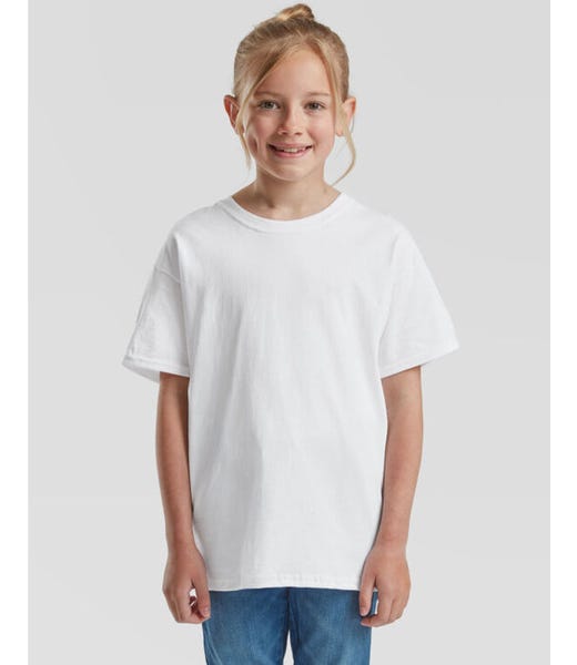 Fruit Of The Loom Kid's Valueweight T Short Sleeve T-Shirt 100% Cotton