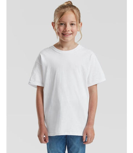 Fruit Of The Loom Kid's Valueweight T Short Sleeve T-Shirt 100% Cotton