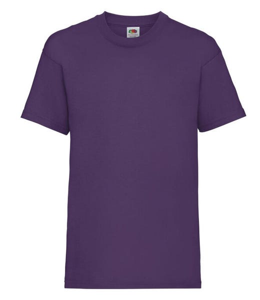 Fruit Of The Loom Kid's Valueweight T Short Sleeve T-Shirt 100% Cotton
