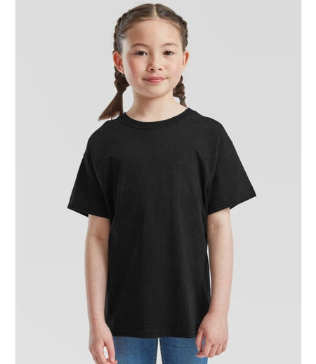 Fruit Of The Loom Kid's Valueweight T Short Sleeve T-Shirt 100% Cotton