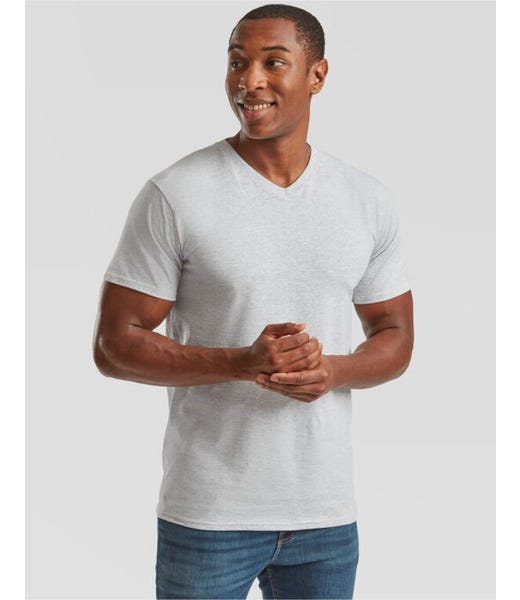 Fruit Of The Loom Men's Valueweight V-Neck T-Shirt 100% Cotton