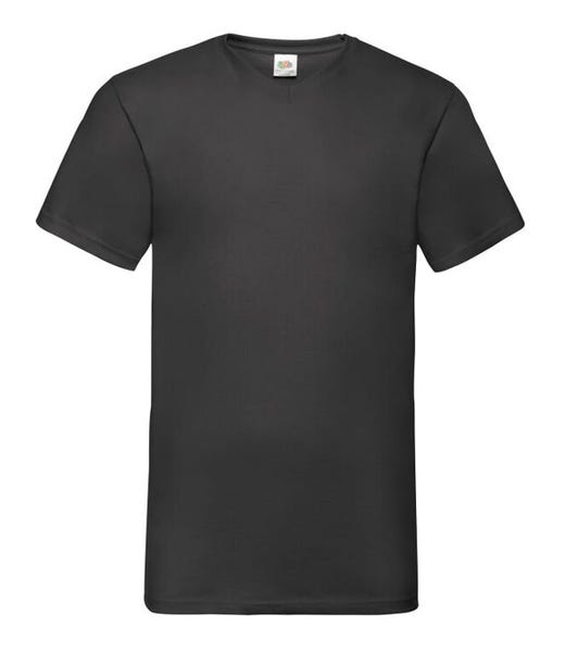 Fruit Of The Loom Men's Valueweight V-Neck T-Shirt 100% Cotton