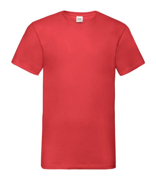 Fruit Of The Loom Men's Valueweight V-Neck T-Shirt 100% Cotton