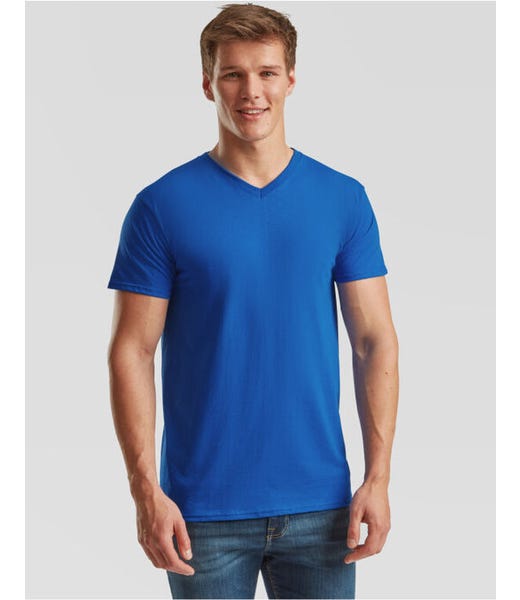 Fruit Of The Loom Men's Valueweight V-Neck T-Shirt 100% Cotton