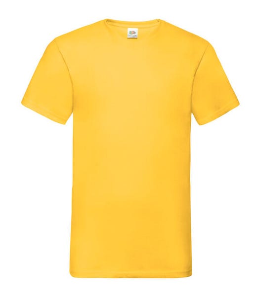 Fruit Of The Loom Men's Valueweight V-Neck T-Shirt 100% Cotton