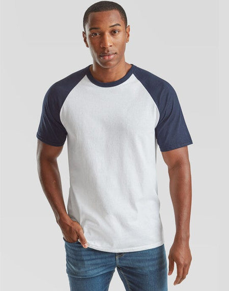 Fruit of the Loom Short Sleeve Baseball T-Shirt