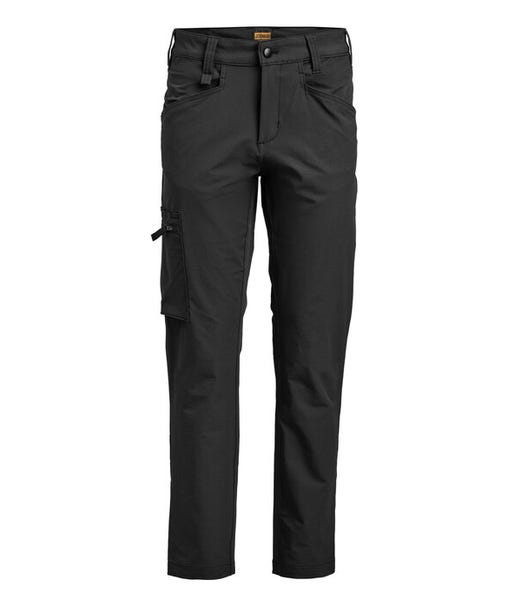 Jobman Women's Service Trousers Stretch Slim Fit Black