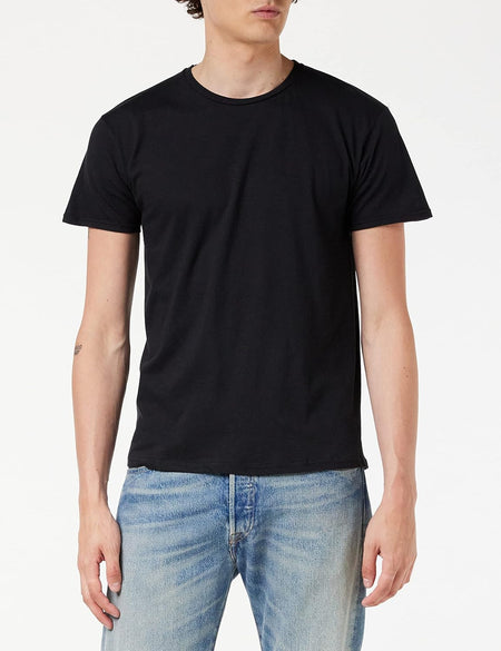 Fruit Of The Loom Men's Iconic Lightweight Ringspun Tee 5 Pack T-Shirt Black Large