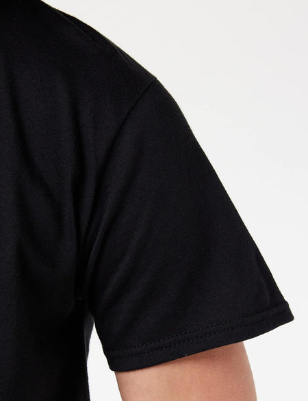 Fruit Of The Loom Men's Iconic Lightweight Ringspun Tee 5 Pack T-Shirt Black Large