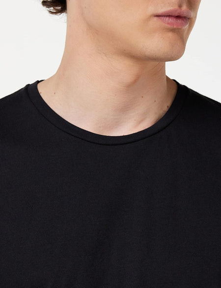 Fruit Of The Loom Men's Iconic Lightweight Ringspun Tee 5 Pack T-Shirt Black Large