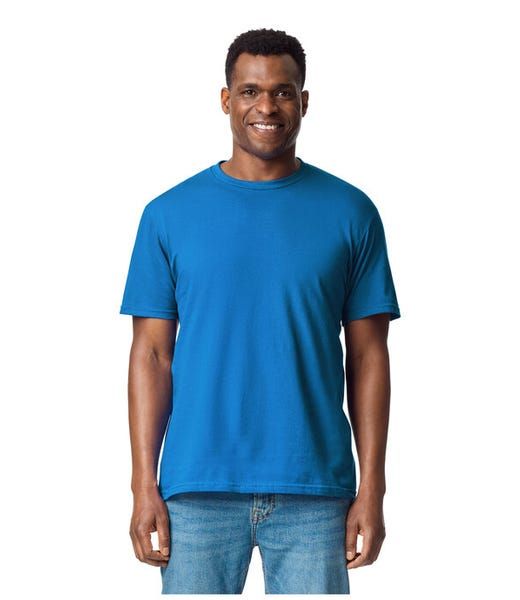 Gildan Softstyle Midweight Men's Short Sleeve T-Shirt 100% Cotton