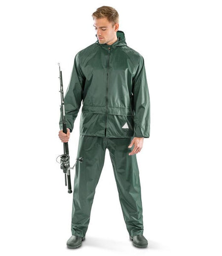 Result Waterproof Jacket & Trouser Set Unisex Black